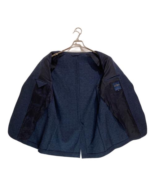 BROOKS BROTHERS（ブルックスブラザーズ）BROOKS BROTHERS (ブルックスブラザーズ) ウールダブルジャージー段返り3釦アンコンジャケット Classic ネイビー サイズ:XLの古着・服飾アイテム