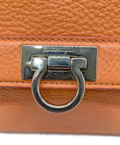 Salvatore Ferragamo（サルヴァトーレ フェラガモ）Salvatore Ferragamo (サルヴァトーレ フェラガモ) ハンドバッグ オレンジの古着・服飾アイテム
