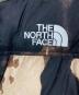 中古・古着 THE NORTH FACE (ザ ノース フェイス) Supreme (シュプリーム) ブリーチド デニム プリント ヌプシ ジャケット ブラック×ベージュ サイズ:M：60000円