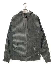 stussy（ステューシー）の古着「OLD 総柄 ジップパーカー」｜グレー
