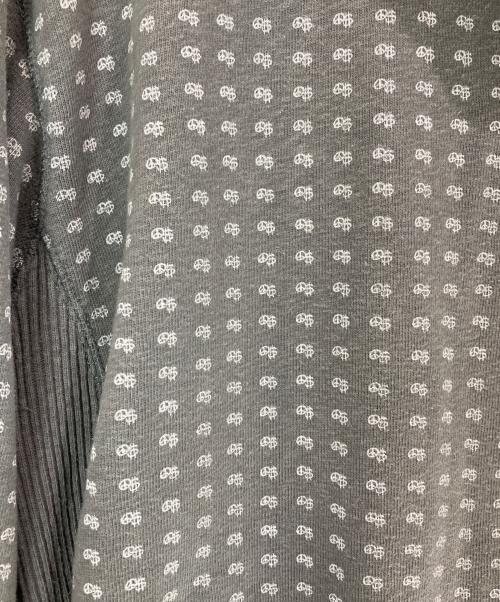 stussy（ステューシー）stussy (ステューシー) OLD 総柄 ジップパーカー グレー サイズ:Mの古着・服飾アイテム