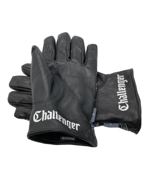 CHALLENGER（チャレンジャー）CHALLENGER (チャレンジャー) BANDANA LEATHER GLOVE ブラックの古着・服飾アイテム