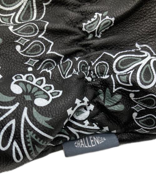 CHALLENGER（チャレンジャー）CHALLENGER (チャレンジャー) BANDANA LEATHER GLOVE ブラックの古着・服飾アイテム