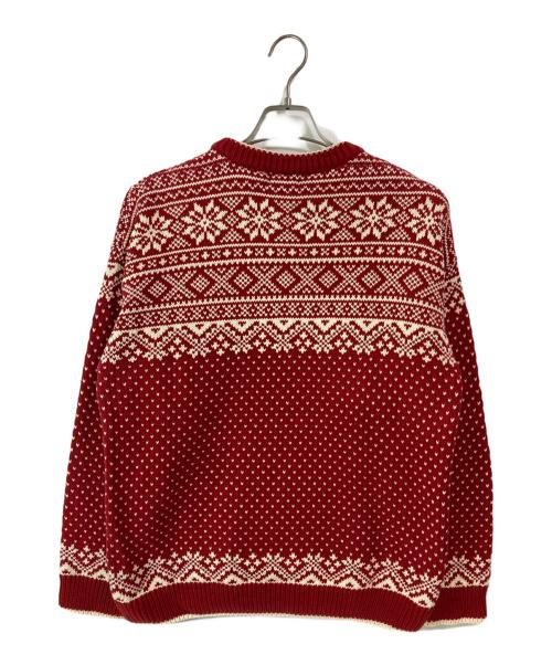L.L.Bean（エルエルビーン）L.L.Bean (エルエルビーン) フェアアイルセーター レッド サイズ:Mの古着・服飾アイテム