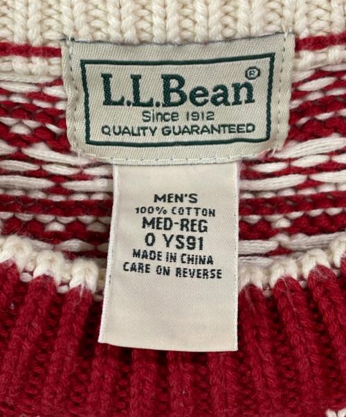 L.L.Bean（エルエルビーン）L.L.Bean (エルエルビーン) フェアアイルセーター レッド サイズ:Mの古着・服飾アイテム