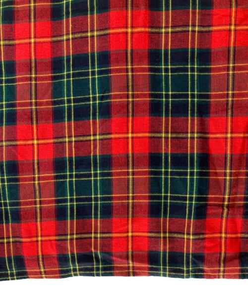McGREGOR（マックレガー）McGREGOR (マックレガー) オープンカラーシャツ レッド×グリーン サイズ:Ｍの古着・服飾アイテム