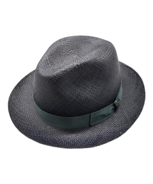 BORSALINO（ボルサリーノ）BORSALINO (ボルサリーノ) パナマ キート ミディアムブリム ネイビー サイズ:SIZE 61の古着・服飾アイテム