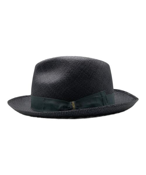 BORSALINO（ボルサリーノ）BORSALINO (ボルサリーノ) パナマ キート ミディアムブリム ネイビー サイズ:SIZE 61の古着・服飾アイテム
