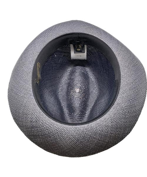 BORSALINO（ボルサリーノ）BORSALINO (ボルサリーノ) パナマ キート ミディアムブリム ネイビー サイズ:SIZE 61の古着・服飾アイテム