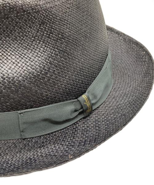 BORSALINO（ボルサリーノ）BORSALINO (ボルサリーノ) パナマ キート ミディアムブリム ネイビー サイズ:SIZE 61の古着・服飾アイテム