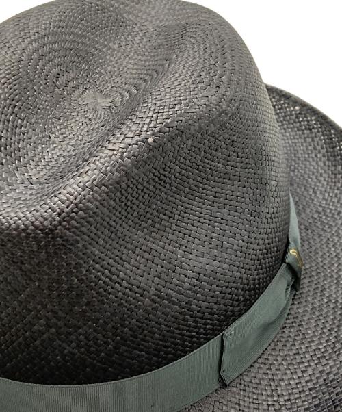 BORSALINO（ボルサリーノ）BORSALINO (ボルサリーノ) パナマ キート ミディアムブリム ネイビー サイズ:SIZE 61の古着・服飾アイテム