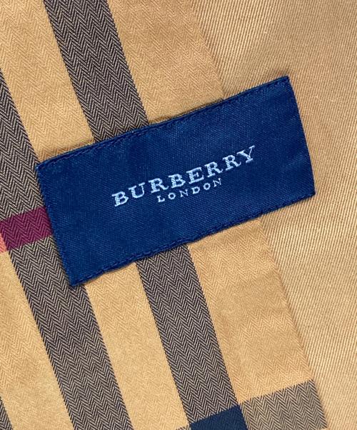 BURBERRY LONDON（バーバリーロンドン）BURBERRY LONDON (バーバリーロンドン) ノバチェック2Bジャケット オレンジ サイズ:Lの古着・服飾アイテム
