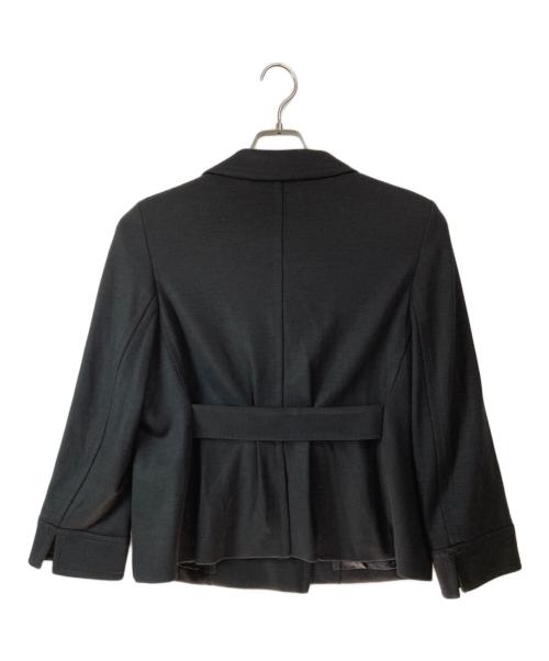 SINME（シンメ）SINME (シンメ) ジャージーミニジャケット ブラック サイズ:Ⅿの古着・服飾アイテム