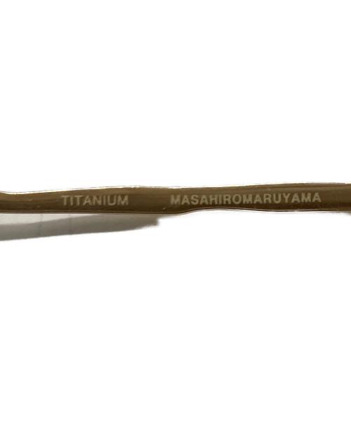 MASAHIROMARUYAMA（マサヒロマルヤマ）MASAHIROMARUYAMA (マサヒロマルヤマ) 眼鏡フレーム ゴールド×シルバー サイズ:SIZE 48□21 140の古着・服飾アイテム