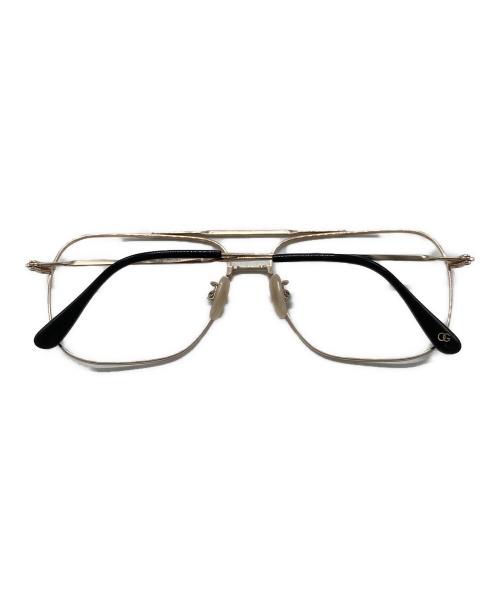 Oliver Goldsmith（オリバーゴールドスミス）OLIVER GOLDSMITH (オリバーゴールドスミス) 眼鏡フレーム ゴールド サイズ:SIZE 58□14-145の古着・服飾アイテム