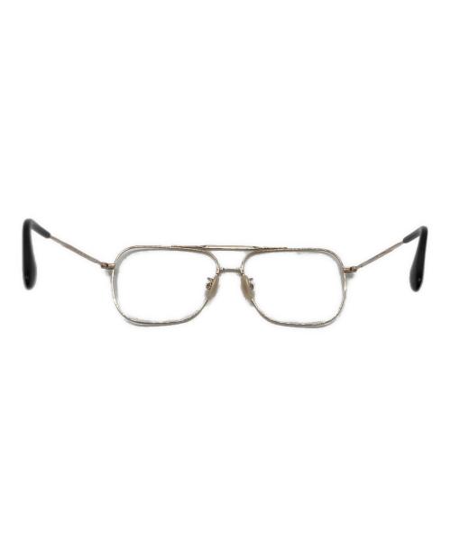 Oliver Goldsmith（オリバーゴールドスミス）OLIVER GOLDSMITH (オリバーゴールドスミス) 眼鏡フレーム ゴールド サイズ:SIZE 58□14-145の古着・服飾アイテム