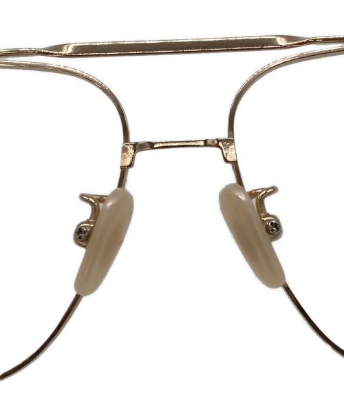 Oliver Goldsmith（オリバーゴールドスミス）OLIVER GOLDSMITH (オリバーゴールドスミス) 眼鏡フレーム ゴールド サイズ:SIZE 58□14-145の古着・服飾アイテム