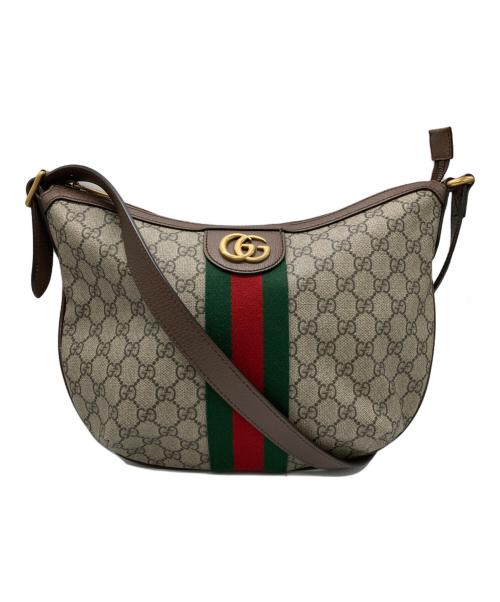 GUCCI（グッチ）GUCCI (グッチ) オフィディアショルダーバッグ ベージュの古着・服飾アイテム