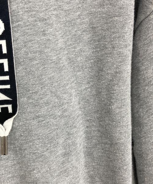 CELINE（セリーヌ）CELINE (セリーヌ) フード付 ルーズスウェットシャツ グレー サイズ:Ｓの古着・服飾アイテム