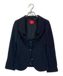 Vivienne Westwood RED LABEL（ヴィヴィアンウエストウッドレッドレーベル）の古着「オーブ刻印ジャケット」｜ブラック