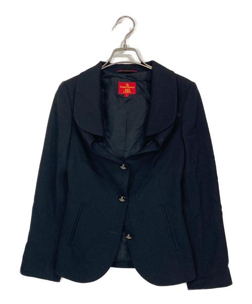 Vivienne Westwood RED LABEL（ヴィヴィアンウエストウッドレッドレーベル）Vivienne Westwood RED LABEL (ヴィヴィアンウエストウッドレッドレーベル) オーブ刻印ジャケット ブラック サイズ:1の古着・服飾アイテム