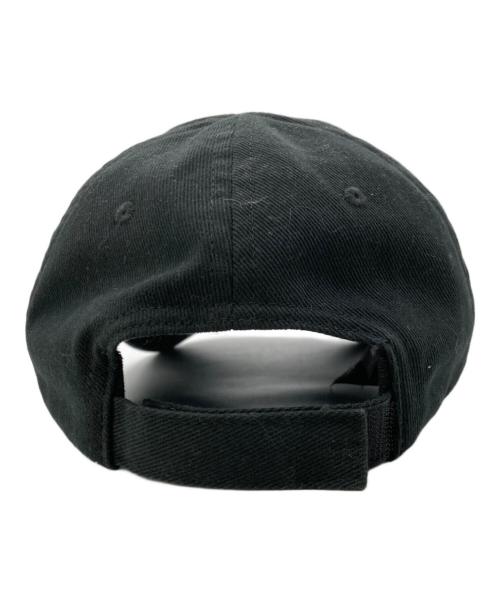 BALENCIAGA（バレンシアガ）BALENCIAGA (バレンシアガ) LOGO BASEBALL CAP ブラック サイズ:Lの古着・服飾アイテム