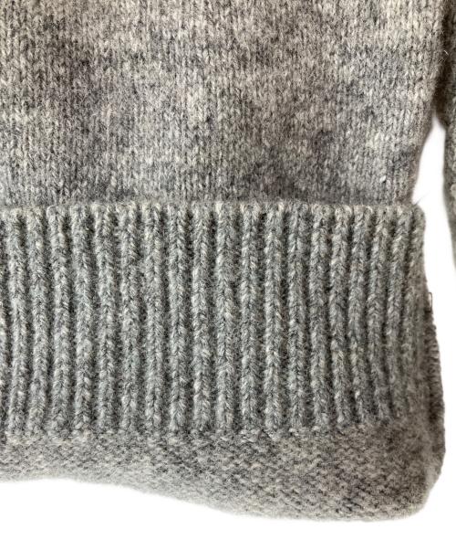 GOODENOUGH（）GOODENOUGH (グッドイナフ) モヘアラインニット/MOHAIR LINE CREW KNIT グレー サイズ:FREEの古着・服飾アイテム