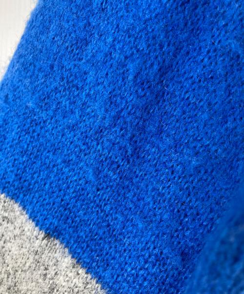 GOODENOUGH（）GOODENOUGH (グッドイナフ) モヘアラインニット/MOHAIR LINE CREW KNIT グレー サイズ:FREEの古着・服飾アイテム