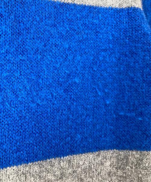 GOODENOUGH（）GOODENOUGH (グッドイナフ) モヘアラインニット/MOHAIR LINE CREW KNIT グレー サイズ:FREEの古着・服飾アイテム