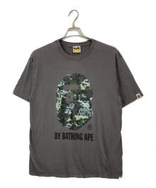 BAPE BY A BATHING APE（ベイプバイアベイシングエイプ）の古着「Tシャツ」｜グレー