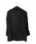 BURBERRY BLACK LABEL (バーバリーブラックレーベル) ノバチェックカシミヤ混Pコート ブラック サイズ:L：25000円