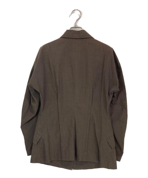 ISSEY MIYAKE（イッセイミヤケ）ISSEY MIYAKE (イッセイミヤケ) カーゴポケットシャツ ブラウン サイズ:Mの古着・服飾アイテム