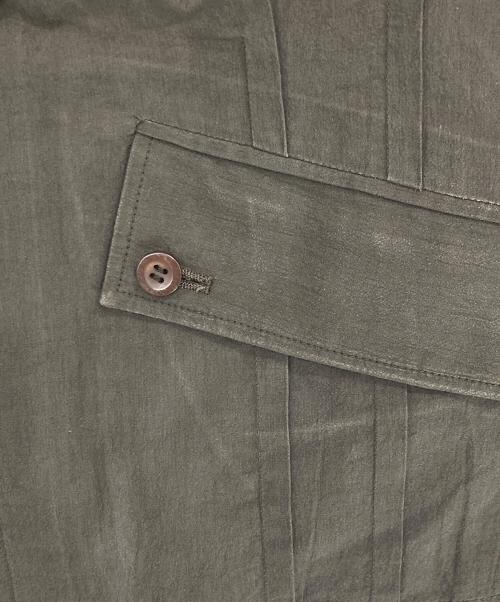 ISSEY MIYAKE（イッセイミヤケ）ISSEY MIYAKE (イッセイミヤケ) カーゴポケットシャツ ブラウン サイズ:Mの古着・服飾アイテム