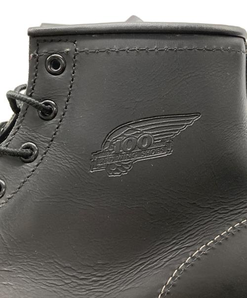 RED WING（レッドウィング）RED WING (レッドウィング) 100周年モデルモックトゥブーツ ブラック サイズ:SIZE 9Dの古着・服飾アイテム