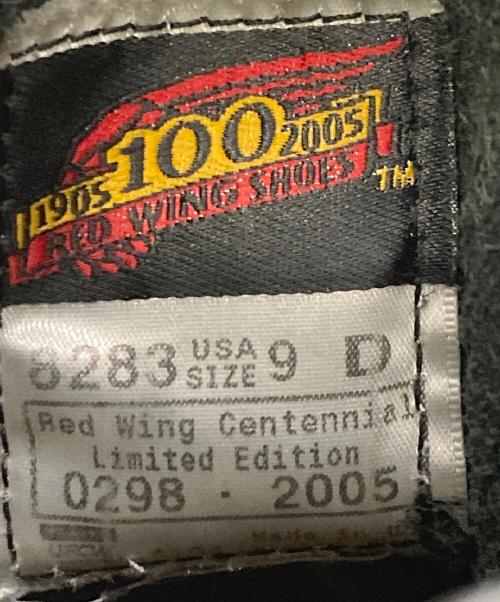 RED WING（レッドウィング）RED WING (レッドウィング) 100周年モデルモックトゥブーツ ブラック サイズ:SIZE 9Dの古着・服飾アイテム