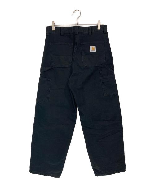 Carhartt WIP（カーハート ワーク イン プログレス）CARHARTT WIP (カーハート ワーク イン プログレス) ダブルニーペインターパンツ ブラック サイズ:Ｓの古着・服飾アイテム