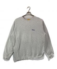Dime（ダイム）の古着「Cursive Small Logo Crewneck」｜グレー
