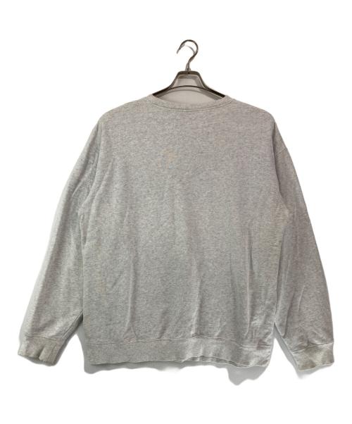 Dime（ダイム）Dime (ダイム) Cursive Small Logo Crewneck グレー サイズ:XLの古着・服飾アイテム