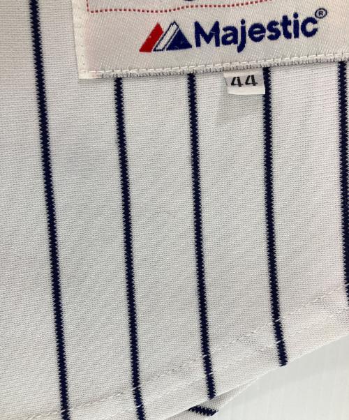 Majestic（マジェスティック）Majestic (マジェスティック) ベースボールシャツ ホワイト サイズ:44の古着・服飾アイテム