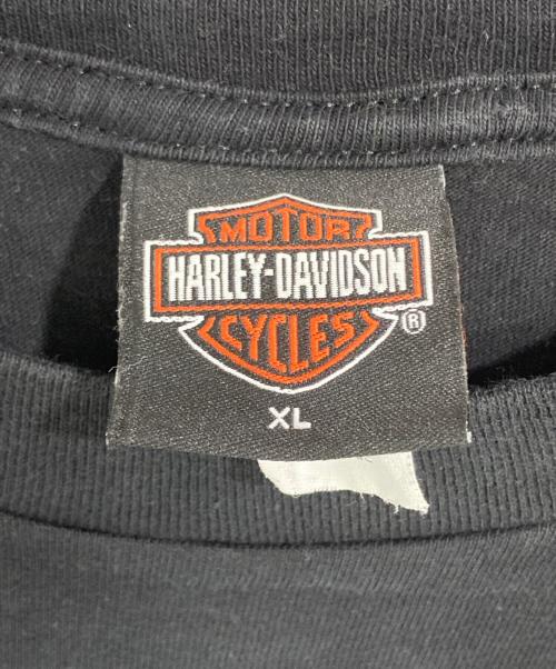 HARLEY-DAVIDSON（ハーレーダビッドソン）HARLEY-DAVIDSON (ハーレーダビッドソン) イーグルプリントTシャツ ブラック サイズ:XLの古着・服飾アイテム