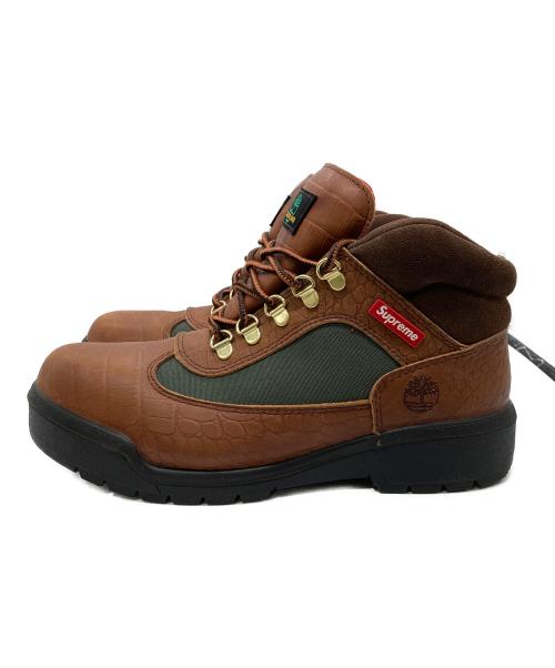 Timberland（ティンバーランド）Timberland (ティンバーランド) Supreme (シュプリーム) フィールドブーツ ブラウン サイズ:26cmの古着・服飾アイテム