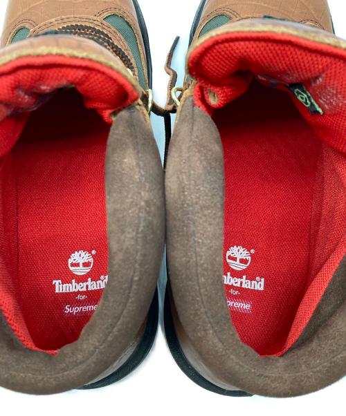 Timberland（ティンバーランド）Timberland (ティンバーランド) Supreme (シュプリーム) フィールドブーツ ブラウン サイズ:26cmの古着・服飾アイテム
