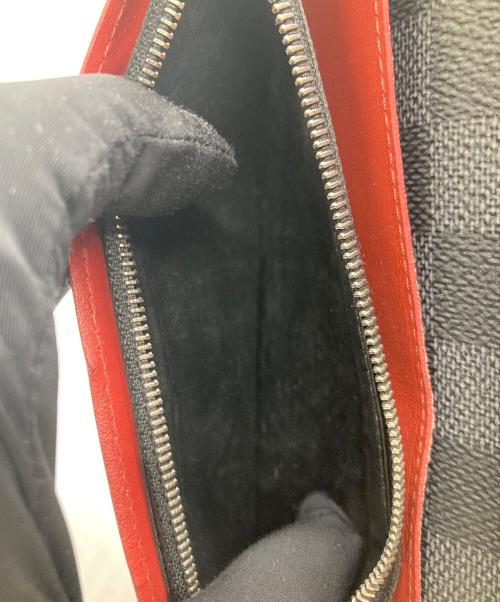 LOUIS VUITTON（ルイ ヴィトン）LOUIS VUITTON (ルイ ヴィトン) 長財布 レッド×ブラックの古着・服飾アイテム