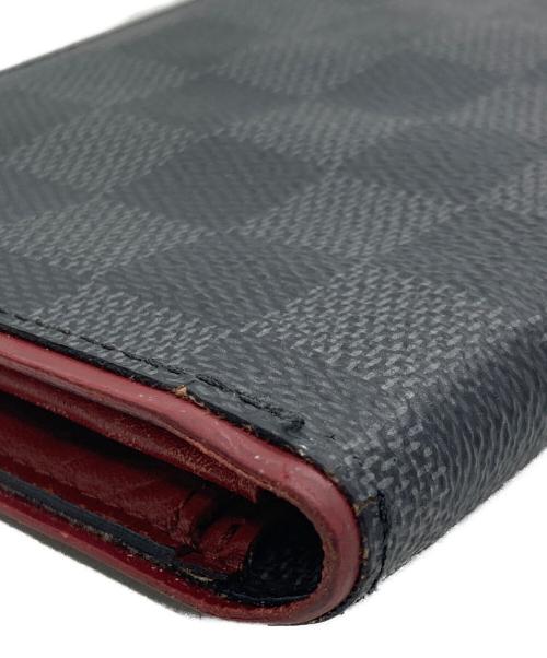 LOUIS VUITTON（ルイ ヴィトン）LOUIS VUITTON (ルイ ヴィトン) 長財布 レッド×ブラックの古着・服飾アイテム