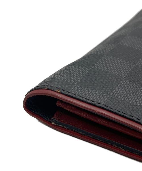 LOUIS VUITTON（ルイ ヴィトン）LOUIS VUITTON (ルイ ヴィトン) 長財布 レッド×ブラックの古着・服飾アイテム