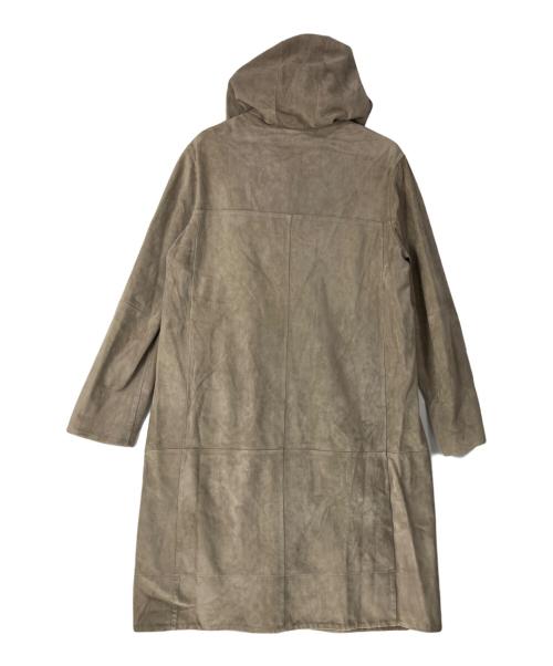 'S Max Mara（エスマックスマーラ）'S Max Mara (エスマックスマーラ) VERUSCA ラムスエード ジップアップコート ベージュ サイズ:40の古着・服飾アイテム