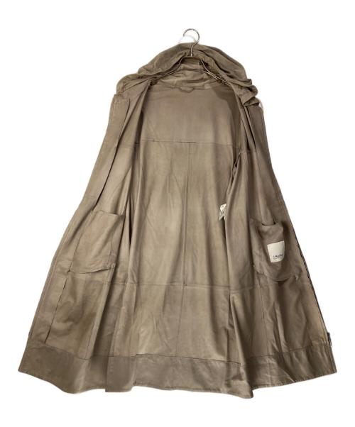 'S Max Mara（エスマックスマーラ）'S Max Mara (エスマックスマーラ) VERUSCA ラムスエード ジップアップコート ベージュ サイズ:40の古着・服飾アイテム