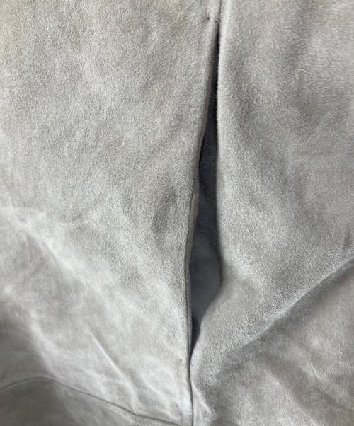 'S Max Mara（エスマックスマーラ）'S Max Mara (エスマックスマーラ) VERUSCA ラムスエード ジップアップコート ベージュ サイズ:40の古着・服飾アイテム