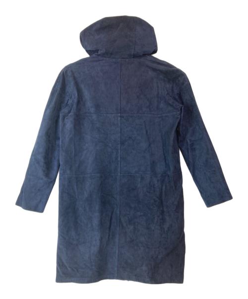 'S Max Mara（エスマックスマーラ）'S Max Mara (エスマックスマーラ) スウェードフーデッドコート ネイビー サイズ:40の古着・服飾アイテム