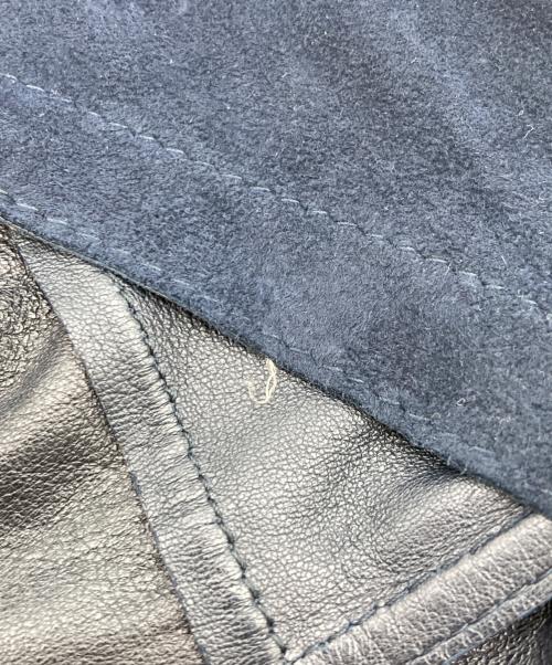 'S Max Mara（エスマックスマーラ）'S Max Mara (エスマックスマーラ) スウェードフーデッドコート ネイビー サイズ:40の古着・服飾アイテム